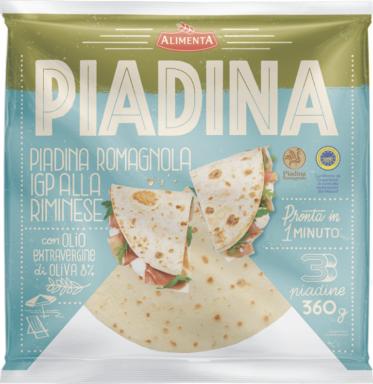 Pgi Piadina Made With Extra Virgin Olive Oil Alimenta Produzioni